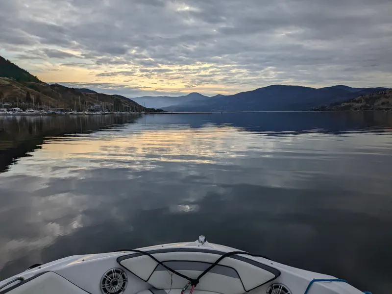 Calm morning on Okanagan Lake